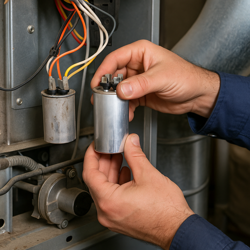 heater capacitor replacement